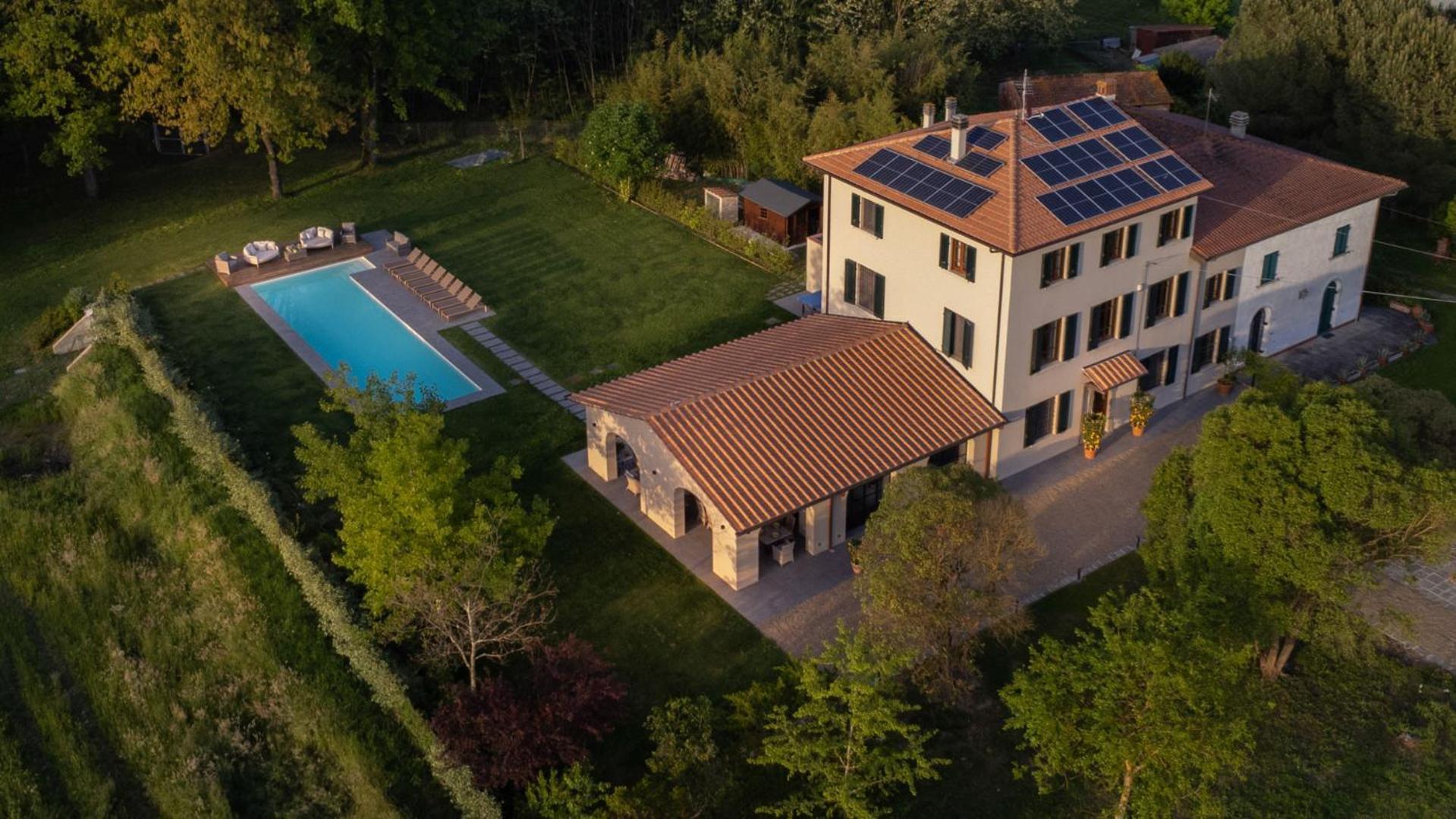 Villa Del Nonno, Luxury Tuscan Farmhouse With Pool Orentano Extérieur photo