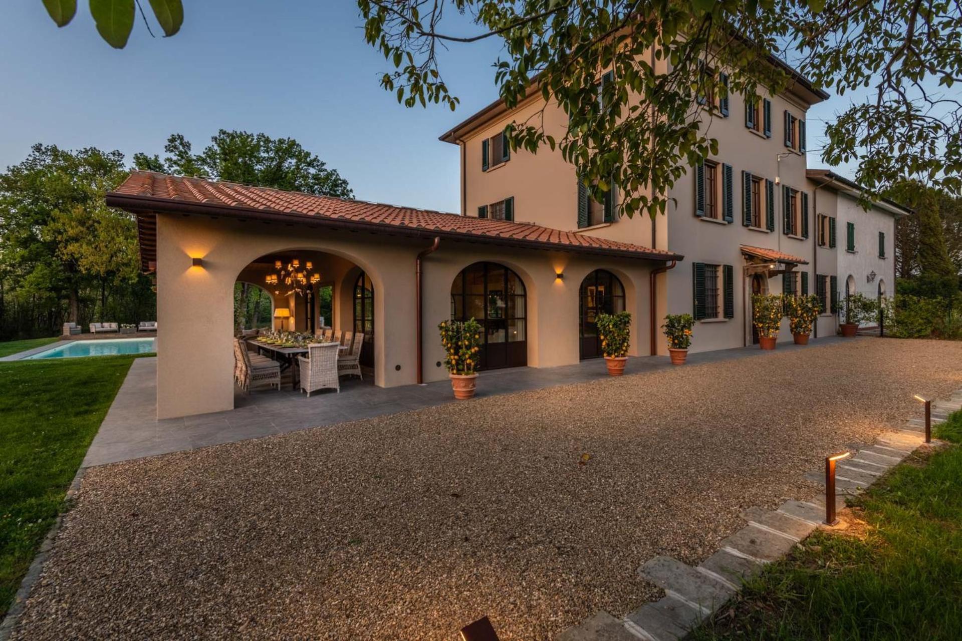 Villa Del Nonno, Luxury Tuscan Farmhouse With Pool Orentano Extérieur photo